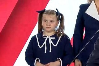 Karol Nawrocki z rodziną. Jego córka skradła show na wieczorze wyborczym