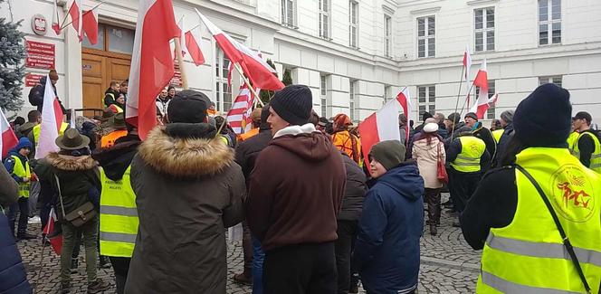 Protest rolników w Bydgoszczy