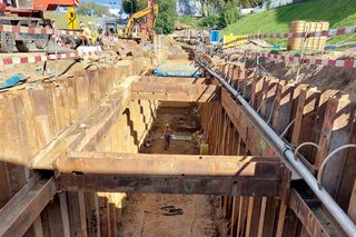 Przebudowa odwodnienia z S86 w Katowicach