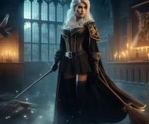 Wiedźmin: Geralt, Ciri, Triss i Yennefer w Hogwarcie! AI przeniosła ich do szkoły magii!