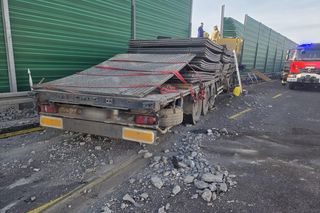 Wypadek na S7 (13.11.2025)