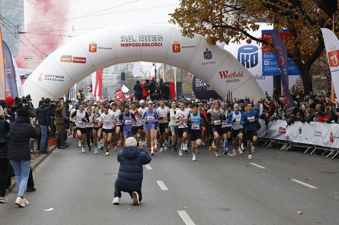 Bieg Niepodległości 2024. Było biało-czerwono