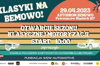 Na płycie Autodromu Bemowo pojawią się youngtimery i samochody zabytkowe
