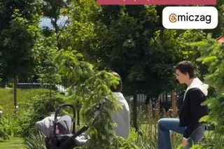 Na dobre i na złe nowy sezon. Kubuś (Wiktor Trojan), Blanka (Pola Gonciarz), Nina (Rita Sobocińska) na planie