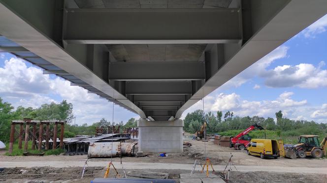 Most w Ostrowie. Obciążenie próbne 28 maja 2022r.