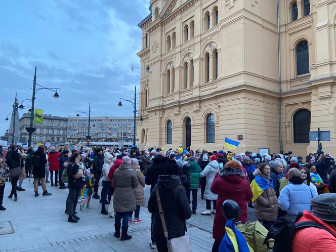 Marsz "Pokój dla Ukrainy" w Łodzi