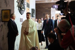 Prezydent Nawrocki  na uroczystościach w Doylestown