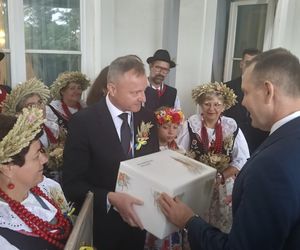 Koło Gospodyń Wiejskich w Puszynie na Dożynkach Prezydenckich w Warszawie