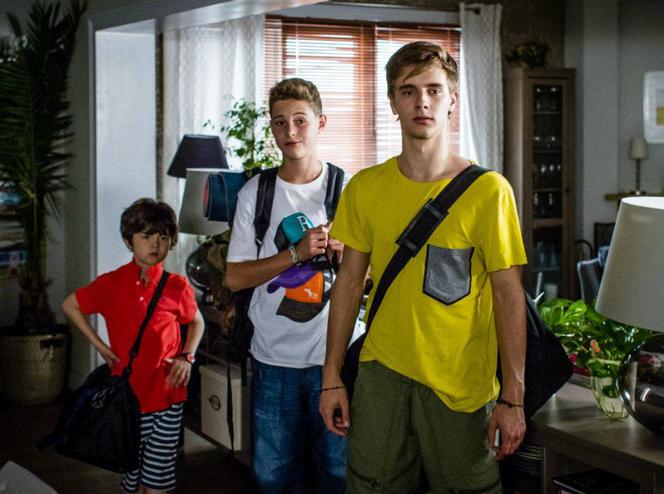 Rodzinka.pl. Kacper (Mateusz Pawłowski), Kuba (Adam Zdrójkowski), Tomek (Maciej Musiał)