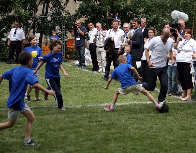 Zinedine Zidane na Pradze-Północ