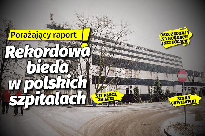 Rekordowa bieda w polskich szpitalach