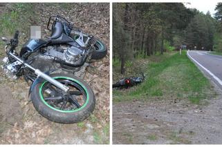 Naklik. W makabrycznym wypadku zginął motocyklista. 38- letni kierowca crossa uderzył w drzewo