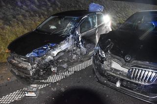 Trzy pojazdy zderzyły się na trasie przy S5 [ZDJĘCIA]