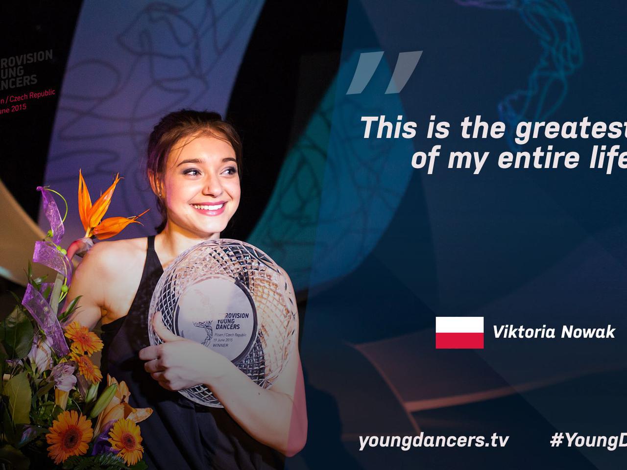 Eurovision Young Dancers 2015: Viktoria Nowak z Poznania najlepszą tancerką [WIDEO]