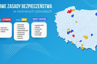 Koronawirus. Nowe czerwone i żółte strefy! Na liście powiaty z Wielkopolski