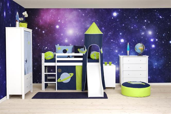 Pokój chłopca małego kosmonauty