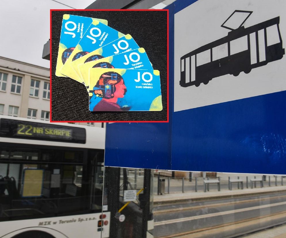 Toruńska Karta Miejska JO i autobus