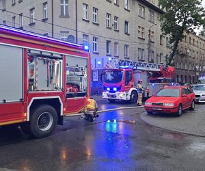 Pożar mieszkania w Mysłowicach