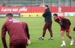 Trening polskich piłkarzy przed meczem z Nową Zelandią i Litwą