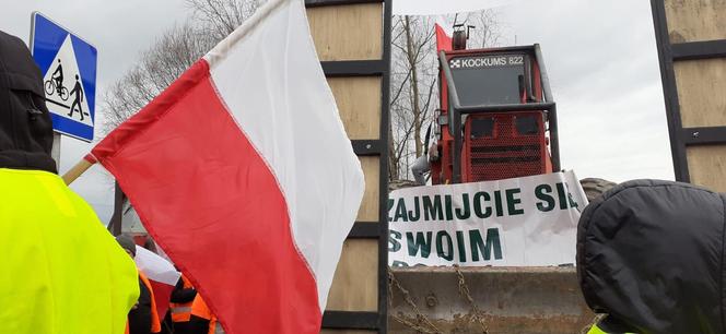 Protest rolników w Medyce 20.02.2024