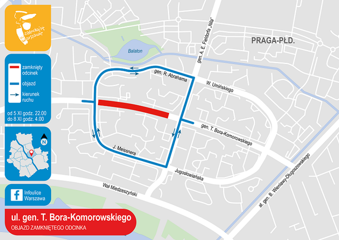 Uwaga, potężne utrudnienia na Gocławiu! Drogowcy znów rozkopią ulice