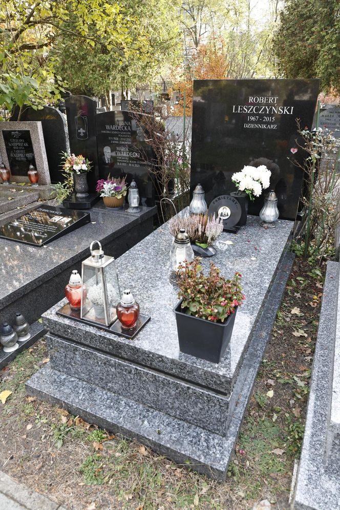 Tak wygląda grób Roberta Leszczyńskiego