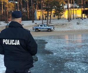 Policja kontrolowała oblodzone akweny w regionie