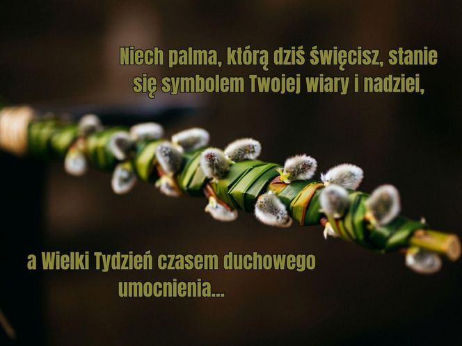 Życzenia na Niedzielę Palmową