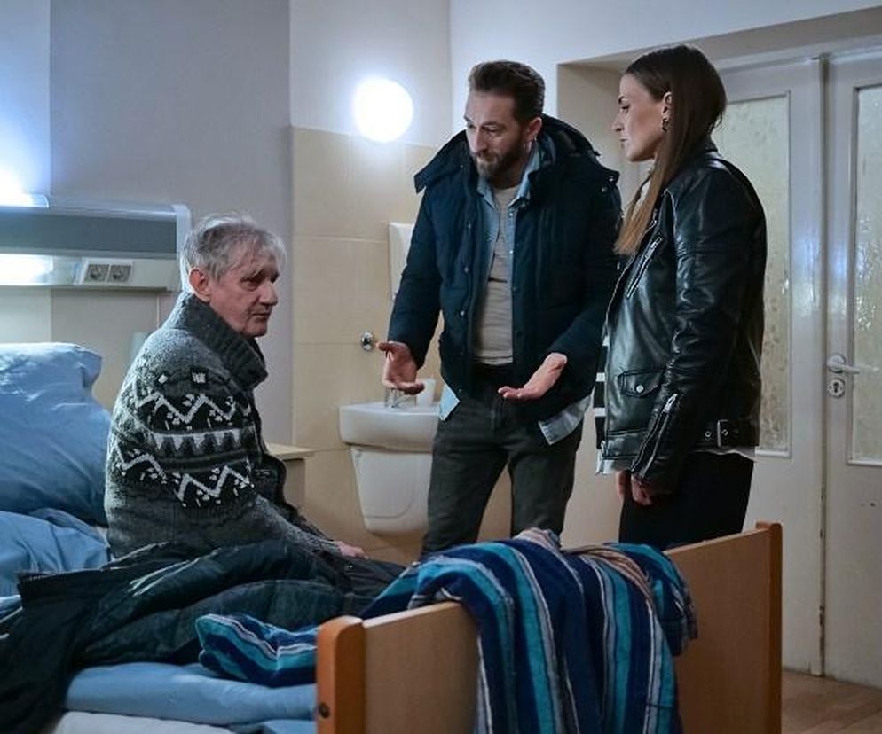 	Pierwsza miłość odc. 3792. Marta (Honorata Witańska), Arek (Dariusz Wieteska), Jerzy (Grzegorz Wons) - ojciec Marty