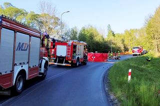 44-letni harleyowiec nie żyje! Jego kolega i 12-latka w szpitalu. Dramat w czasie wyprawy motocyklowej