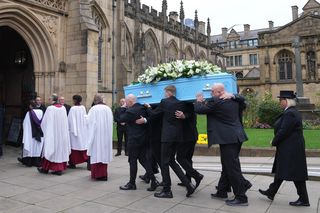 Tyson Fury na pogrzebie Ricky'ego Hattona