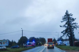 Wypadek w Kobiernicach. Zderzyły się cztery samochody. Są poszkodowani