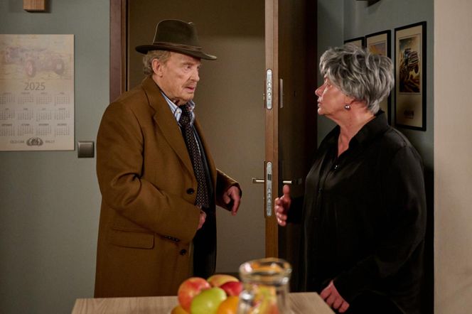 Na Wspólnej odc. 4029. Juliusz (Daniel Olbrychski), Sabina Szulc (Małgorzata Duda-Kozera)