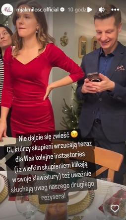 M jak miłość. Paweł (Rafał Mroczek), Franka (Dominika Kachlik)