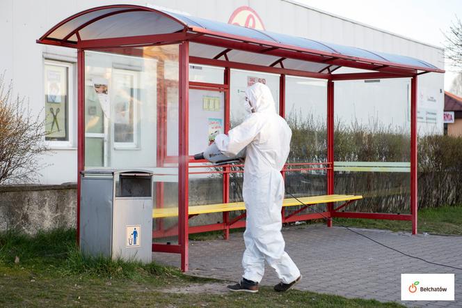 Koronawirus w Bełchatowie. Tak miasto walczy z zarazą: AKCJA - DEZYNFEKCJA! 