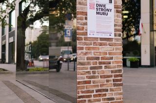 Instalacja „Dwie strony muru” w Warszawie
