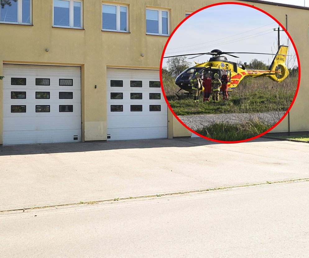 Wybuch w Małopolsce. Sześcioro dzieci zostało rannych. Śmigłowiec LPR w akcji