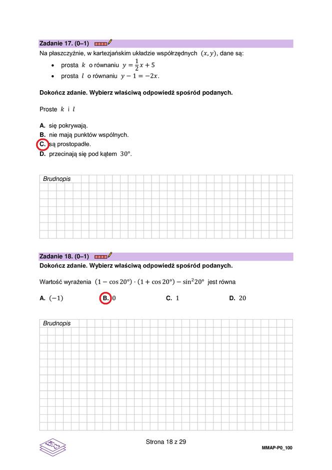 Matura próbna 2023: Matematyka. Oficjalne odpowiedzi CKE