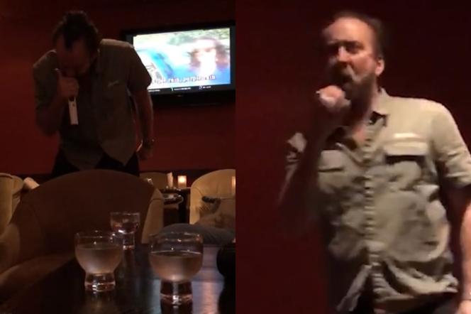 Nicolas Cage śpiewa Purple Rain na karaoke