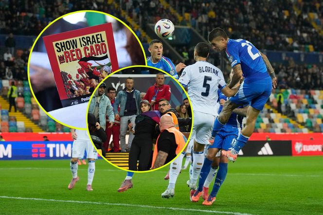 Mecz Włochy - Izrael w cieniu wielkiej zadymy