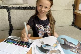 M jak miłość. Nadia (Mira Fareniuk) na planie