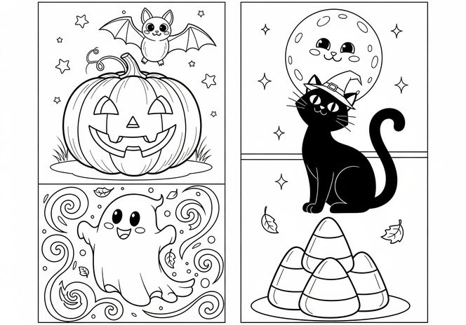 kolorowanka na halloween