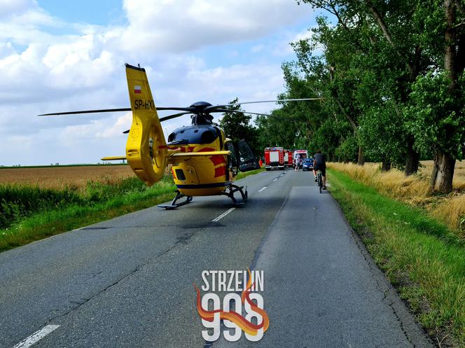 Wypadek na trasie między Strzelinem a Wrocławiem