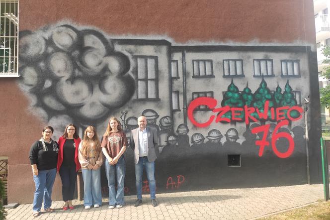 Ściany PSP nr 33 ozdobi mural nawiązujący do radomskiego czerwca 76