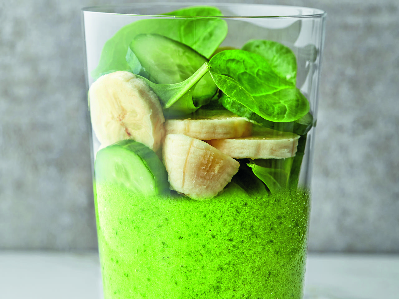 Smoothie bananowo-szpinakowe