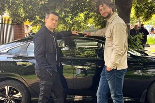 M jak miłość nowy sezon. Jakub (Krzysztof Kwiatkowski), Mariusz (Mateusz Mosiewicz) na planie