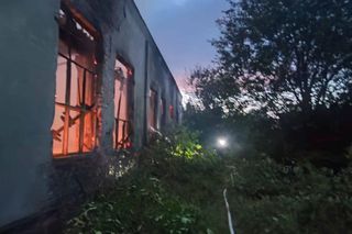 Pożar pustostanu (23.08.2025)