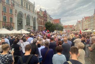 Protest w obronie mediów w Gdańsku