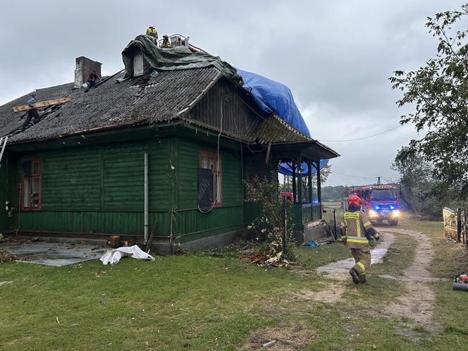 Trąba powietrzna w Łódzkiem. Zniszczenia w gminie Poświętne