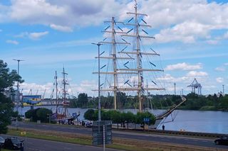 Fryderyk Chopin i Kapitan Głowacki zacumowały u stóp Wałów Chrobrego